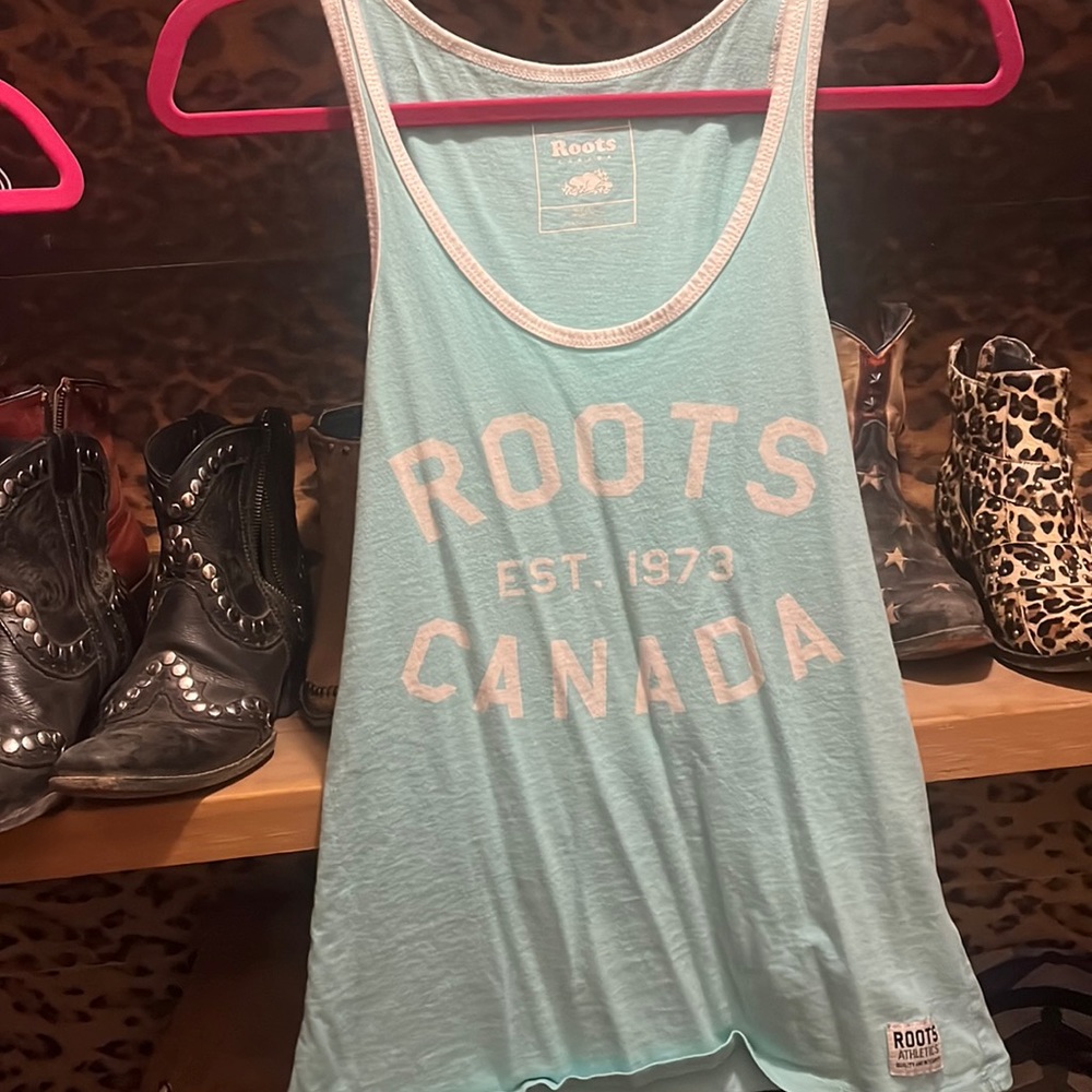 Roots Canada Teal Tank